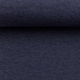 French Terry Maike meliert dunkelblau