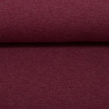 French Terry Maike meliert bordeaux