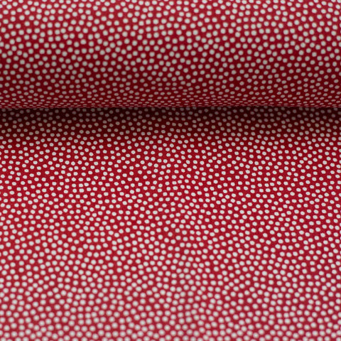 Poplin Dotty rot weiß 2mm