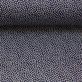 Baumwolle dotty dunkelblau
