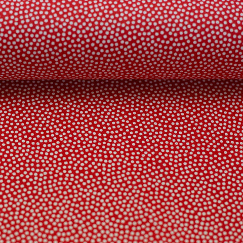 Poplin Dotty hellrot weiß 2mm