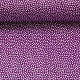 Baumwolle dotty violett
