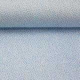 Baumwolle dotty hellblau