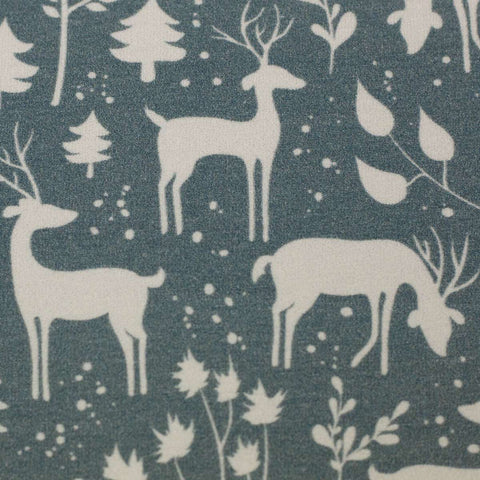 Baumwolljersey Mini Winter rauchblau