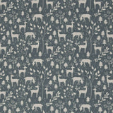 Baumwolljersey Mini Winter rauchblau