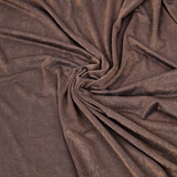 Stretch Baumwoll Viskose braun Glitzer