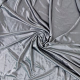 Futterstoff / Fasnachtsstoff Glitzer Anthrazit