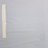 Baumwolle gestreift weiß / blau