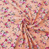 Baumwolle pink flowers