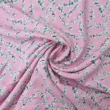 Baumwolle rosa mit Ranken