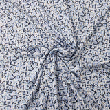 Viskose Graphyics dusty blue