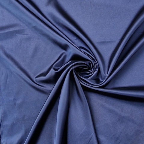 Stretch Satin-Taft dunkelblau