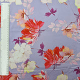 Cottage Flower stretch Satin flieder