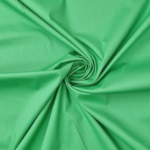 Baumwolle grasgrün uni
