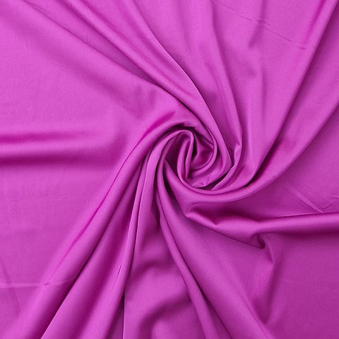 Stretch Satin Gardenia fuchsia