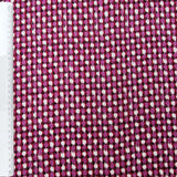 Viskose Satin violett-white