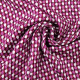 Viskose Satin violett-white