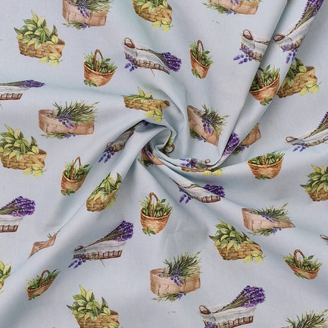 Baumwolle Lavendelkörbchen