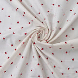 Baumwolle Poplin Erdebeeren