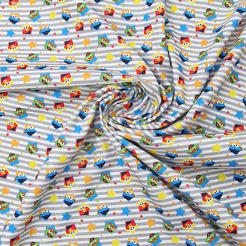 Baumwolle Poplin Sesamstraße