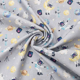 Baumwolle Poplin Space