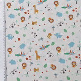 Baumwolle Poplin Animal Zoo
