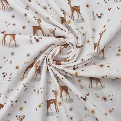 Baumwolle Poplin Rehkitz