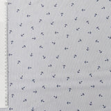 Baumwolle Poplin Anchor blue