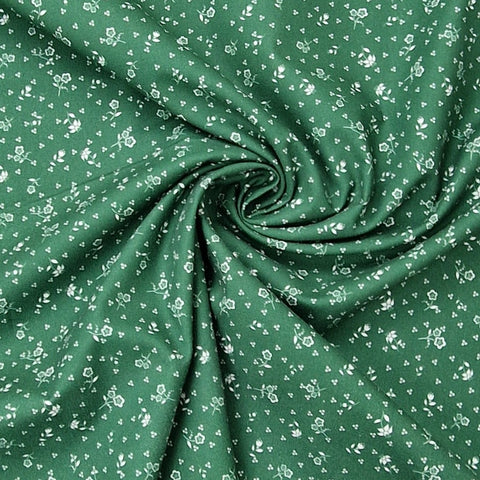 Baumwolle Anke Flor grün