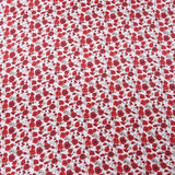 Baumwolle satin Mohn