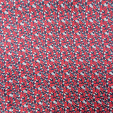 Baumwolle satin Mohn schwz