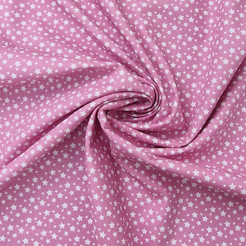 Baumwolle stars pink