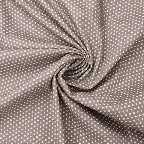 Baumwolle stars braun