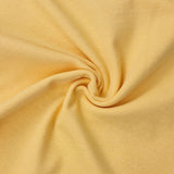 Baumwoll Bündchen gelb