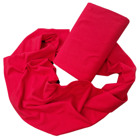 Baumwoll Bündchen rot