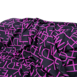 Punta soft print LETTERS lila