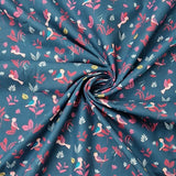 Baumwolle Botanic Poseidon