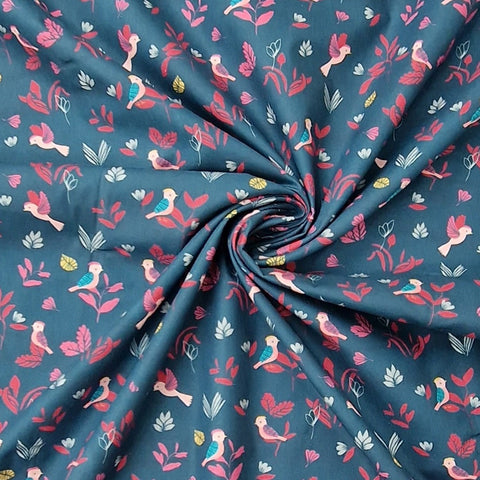 Baumwolle Botanic Poseidon