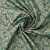 Baumwolle Weihnachten grün gold