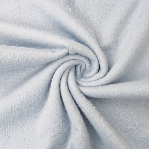 Mantelstoff / Mantelflausch babyblau