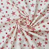 Baumwolle Sterne beige