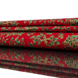 Baumwolle Stechpalme rot