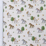 Baumwolljersey Einhorn Pferd