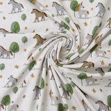 Baumwolljersey Einhorn Pferd