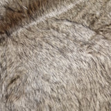 Fellimitat Wolf braun / schwarz