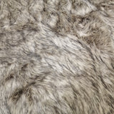 Fellimitat Wolf braun / schwarz