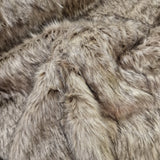 Fellimitat Wolf braun / schwarz