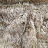 Fellimitat Wolf braun / schwarz