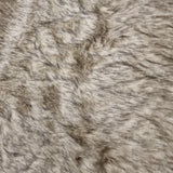 Fellimitat Wolf braun / schwarz