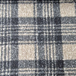 Boucle / Mantelstoff weiß / schwarz